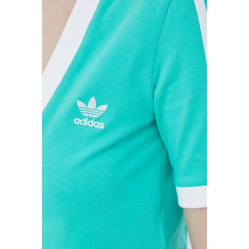 Tričko adidas Originals HG6596 zelená barva, HG6596-HIREGR