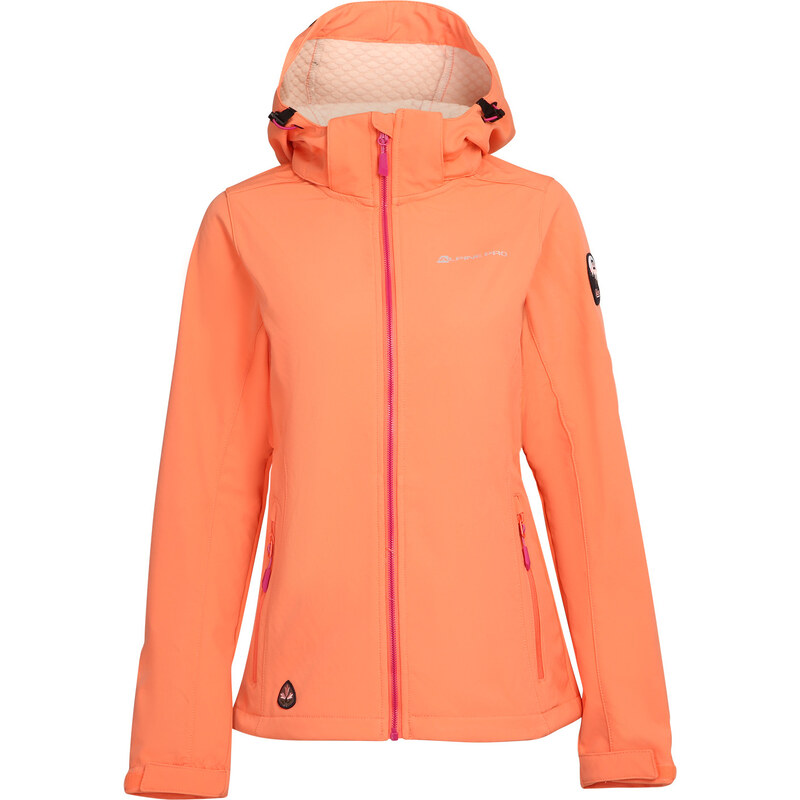 Dámská softshellová bunda Alpine Pro ZEIHA - oranžová 70434692