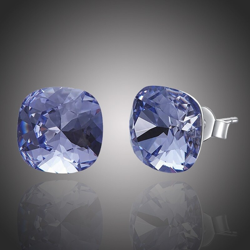 GRACE Silver Jewellery Stříbrné náušnice Swarovski Elements