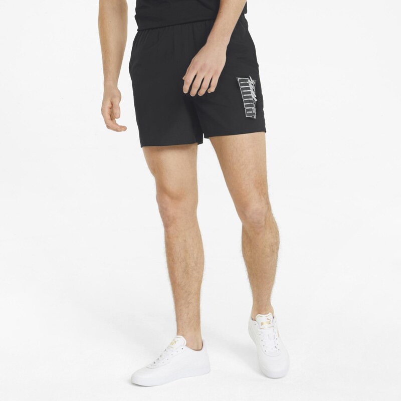 Summer PUMA Graphic Woven Shorts 5 Puma Black