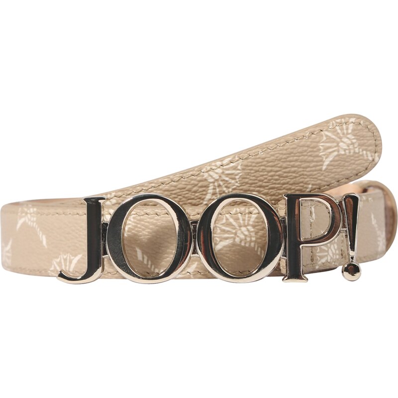 JOOP! Opasek béžová / zlatá / bílá