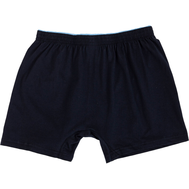 BASIC TMAVĚ MODRÉ PÁNSKÉ BOXERKY -DARK BLUE Tmavě modrá