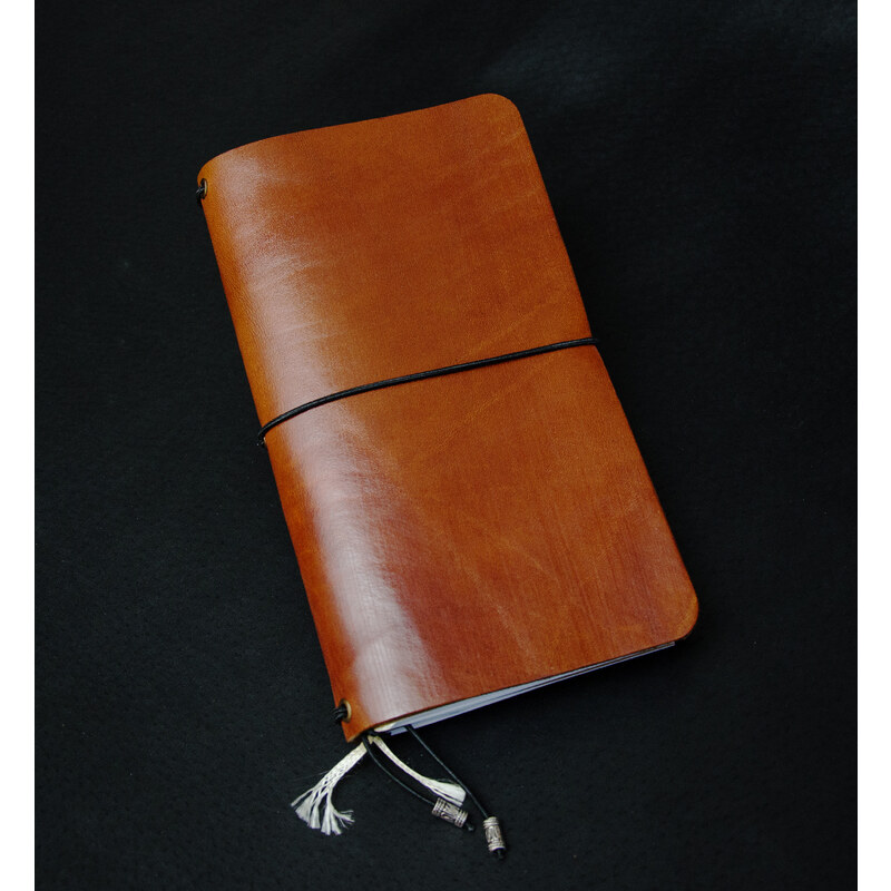 TlustyLeatherWorks Cestovatelský deník ve stylu Midori, vel.: CLASSIC (110x200mm)