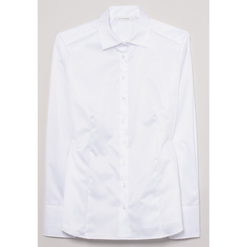 Eterna Dámská košile Modern Classic "Twill" neprůhledná bílá 5008D708_00