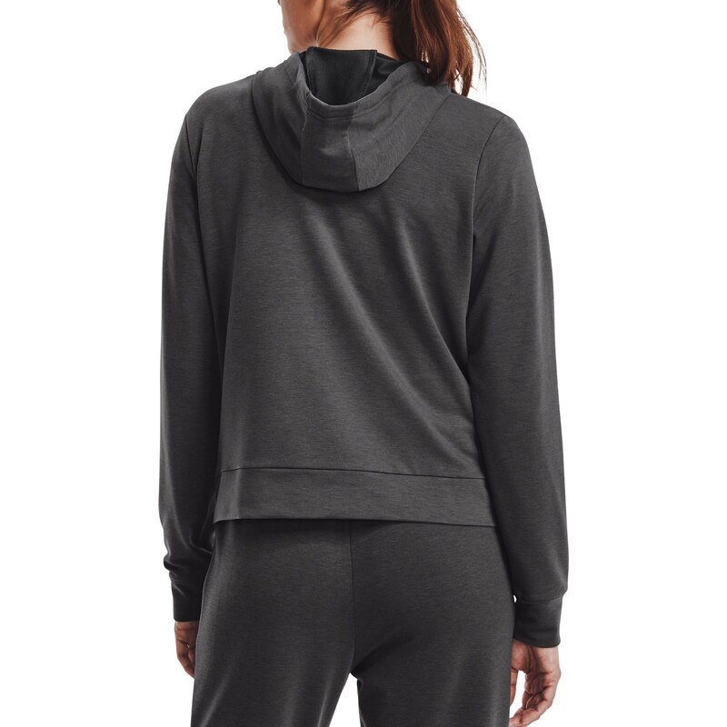 Under Armour Mikina s kapucí Rival Terry FZ Hoodie-GRY dámské