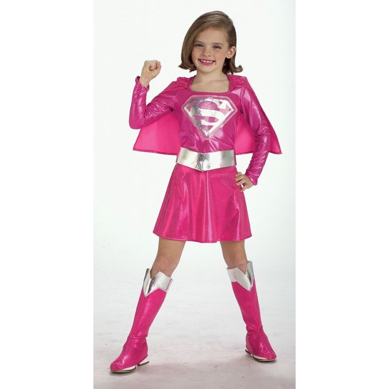 Dětský kostým Pink Supergirl Pro věk (roků) 3-4