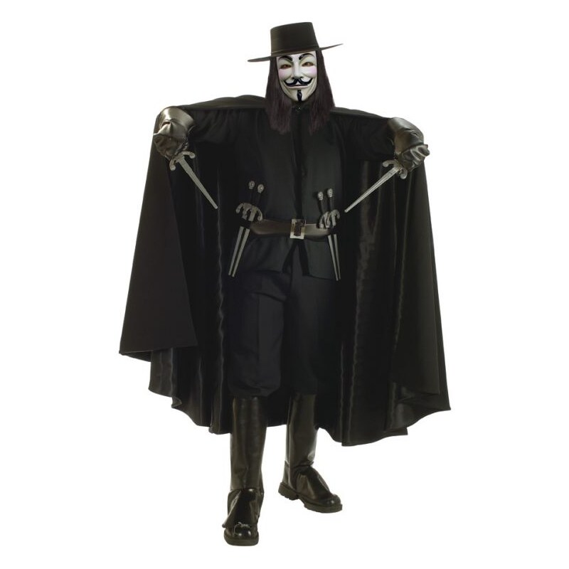 Kostým V jako Vendetta deluxe Velikost STD