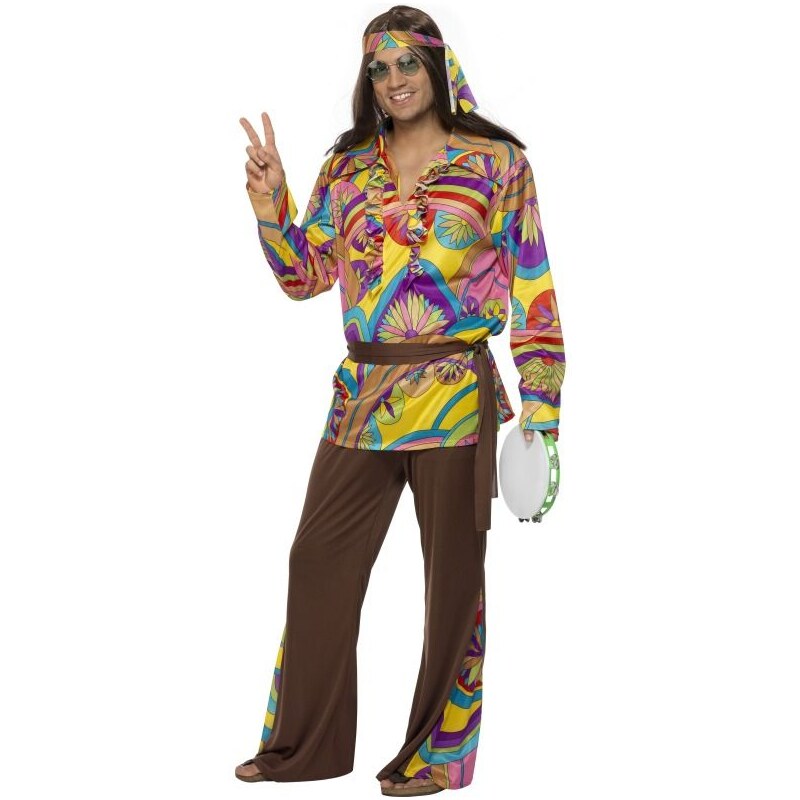 Kostým Hippiesák Velikost L 52-54