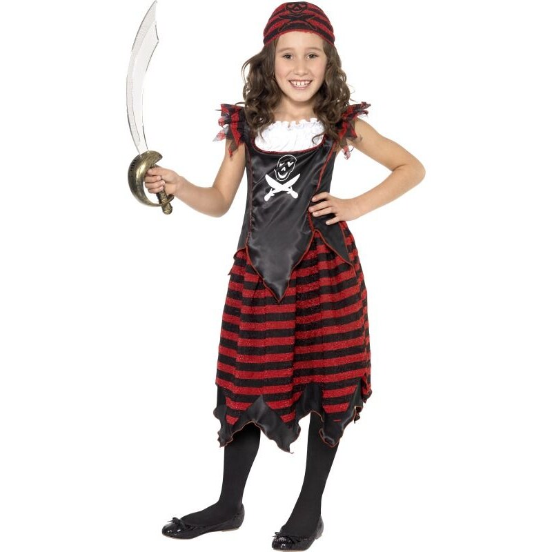 Dětský kostým Pirátka Pro věk (roků) 10-12