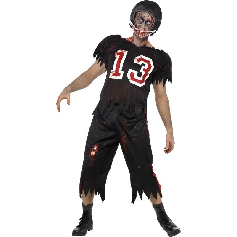 Kostým High School zombie fotbalista Velikost L 52-54