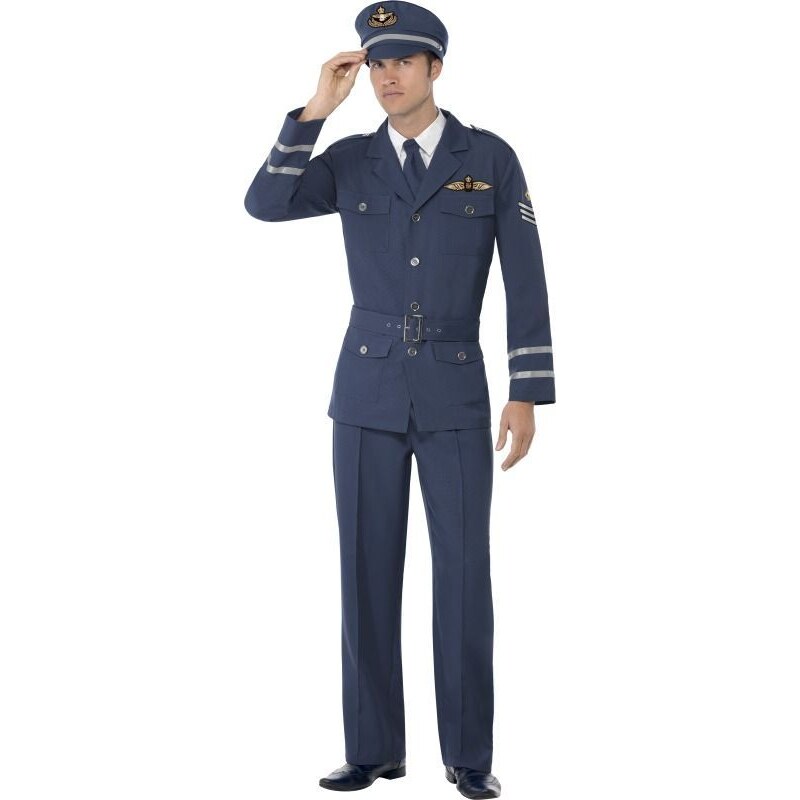 Kostým Air Force Captain Velikost L 52-54