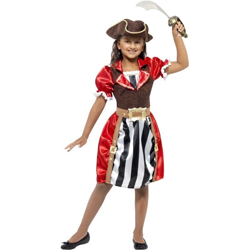 Dětský kostým Pirátská kapitánka Pro věk (roků) 10-12