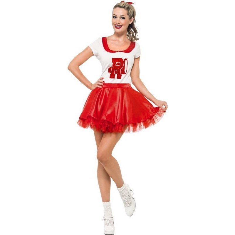 Kostým Sandy Cheerleader Pomáda Velikost M 40-42