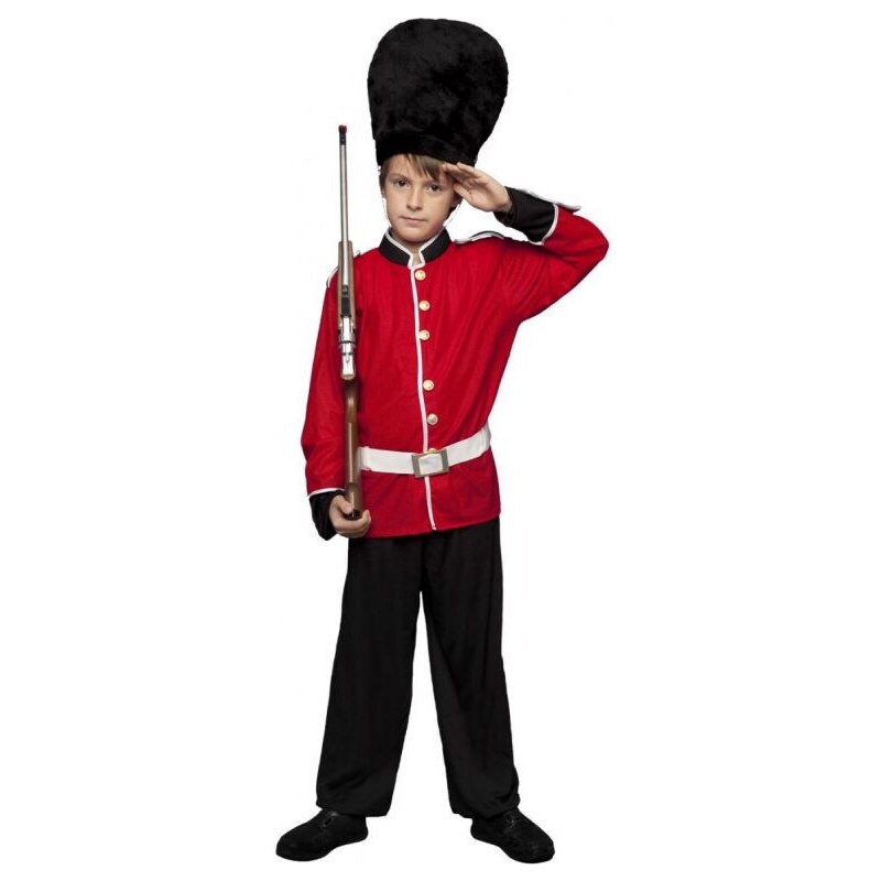 Dětský kostým Britský voják Pro věk (roků) 3-4