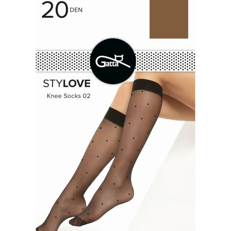 Silonkové podkolenky Gatta Stylove 02 93424892
