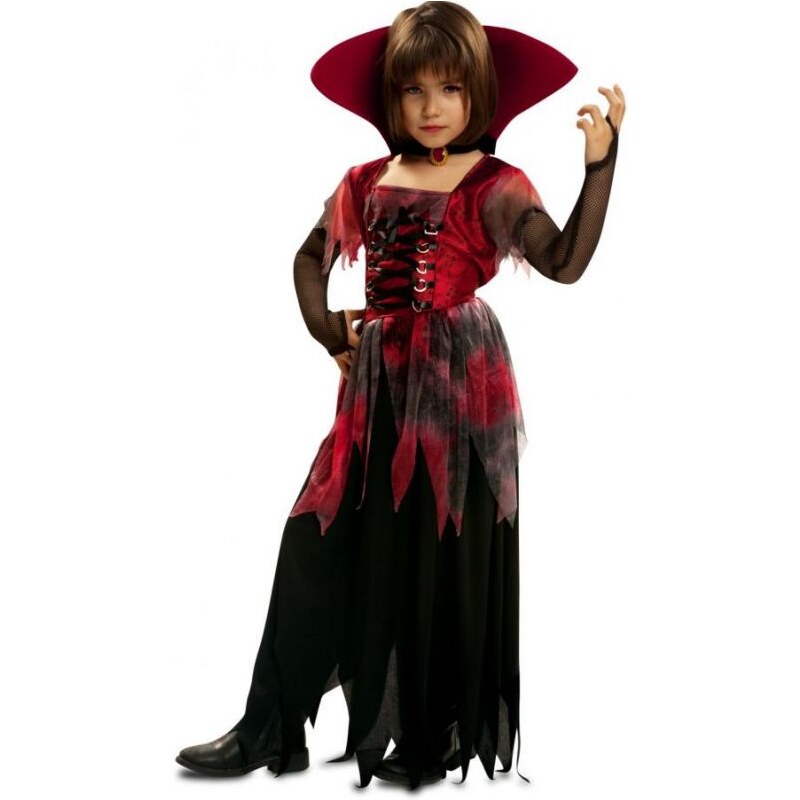 Dětský kostým Gótská lady vamp Pro věk (roků) 10-12