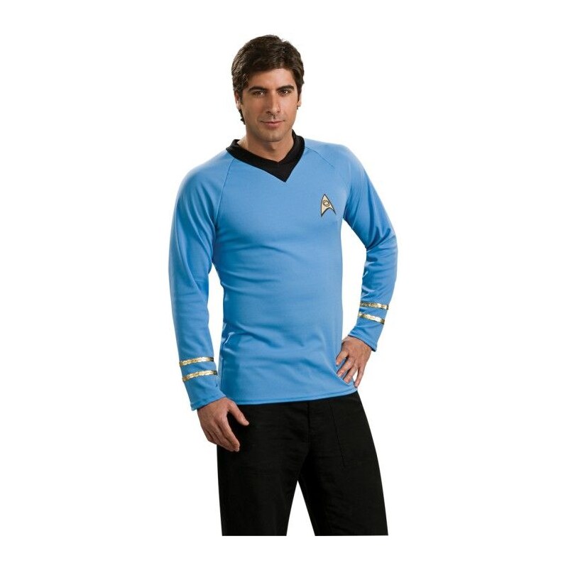 Kostým Blue shirt classic deluxe Star Trek Velikost L
