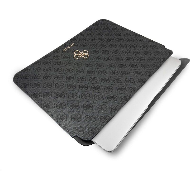 Guess PU 4G Metal Logo Computer Sleeve 13" Grey