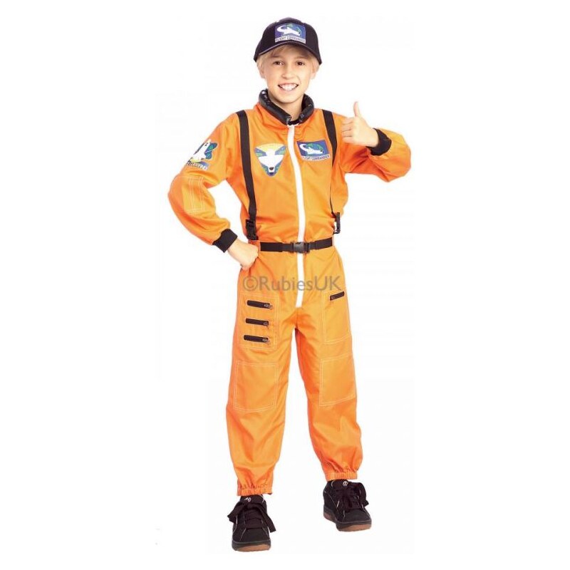 Dětský kostým Astronaut oranžový Pro věk (roků) 3-4