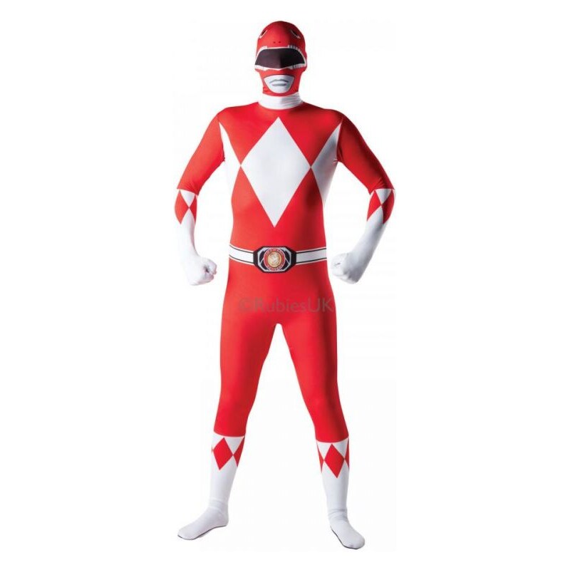 Kostým Mighty Morphin Red Ranger 2ND Skin Velikost L