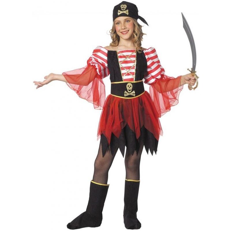 Dětský kostým Pirátka Pro věk (roků) 10-12