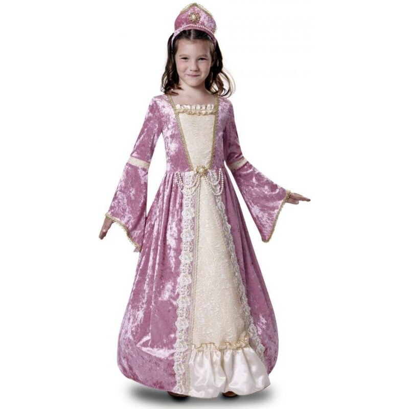 Dětský kostým Princezna růžová Pro věk (roků) 10-12