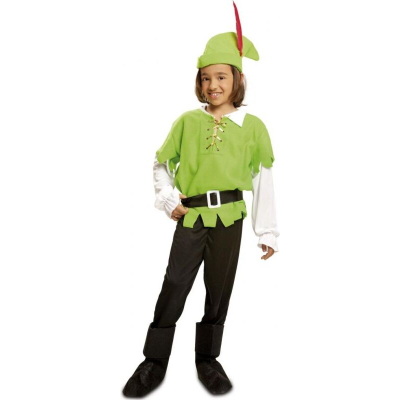 Dětský kostým Robin Hood světlezelený Pro věk (roků) 10-12