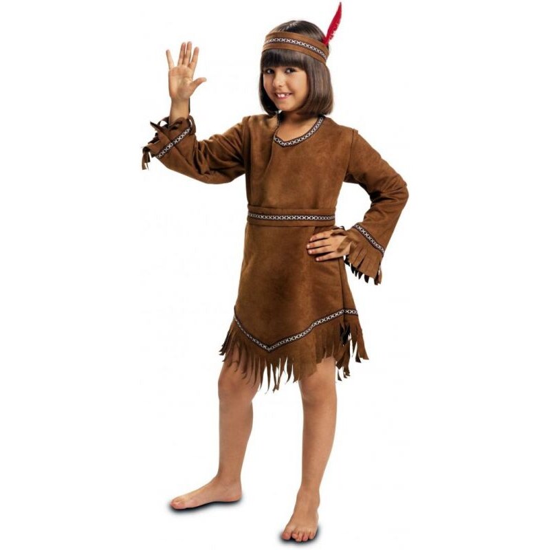 Dětský kostým Indiánka Pro věk (roků) 10-12