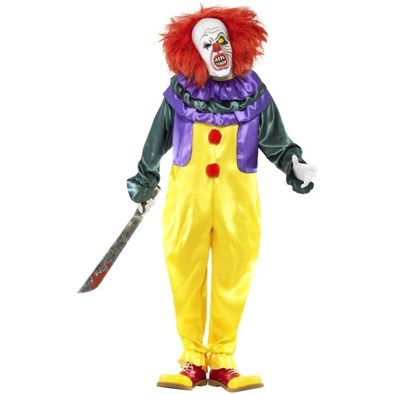 Kostým Hororový klaun halloween Velikost L 52-54