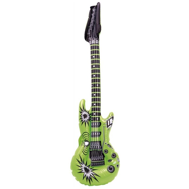 Nafukovací kytara zelená