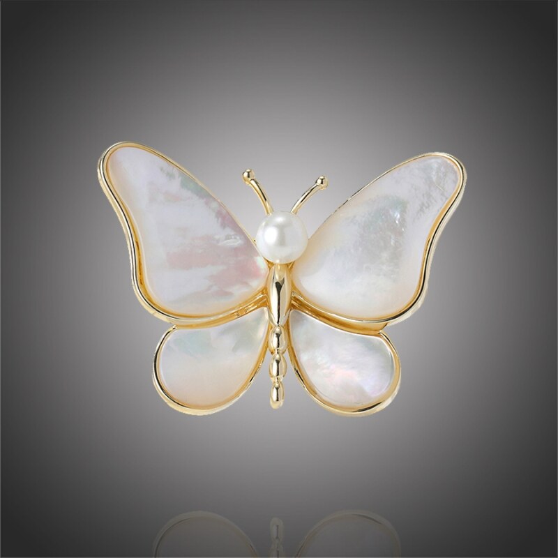Éternelle Brož s perlou Enrika - motýl 70540161