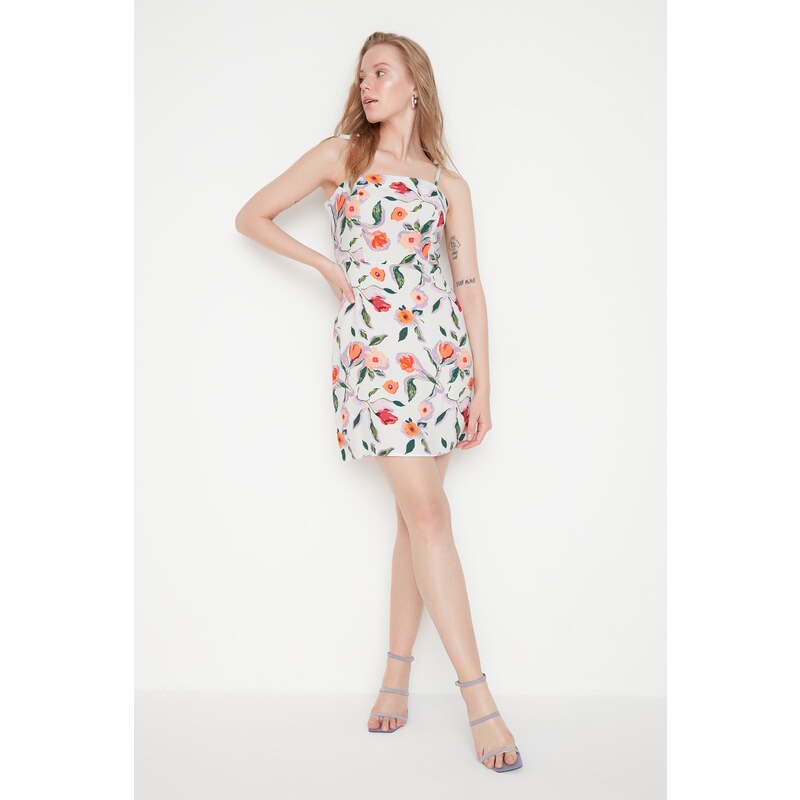 Trendyol Multicolored Petite Floral Dress