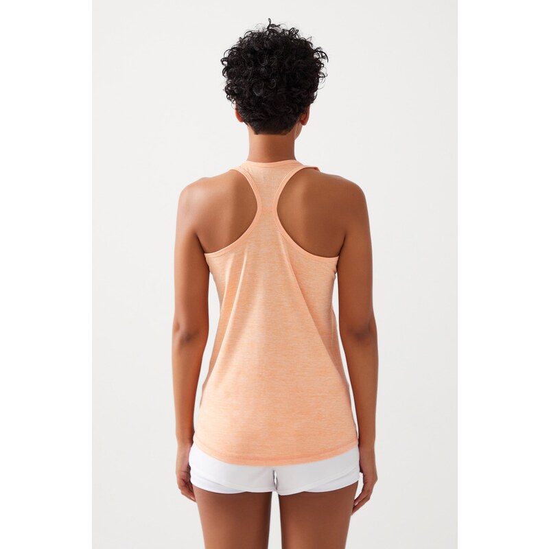 LOS OJOS Salmon Tank Top Crew Neck Athletic Singlet