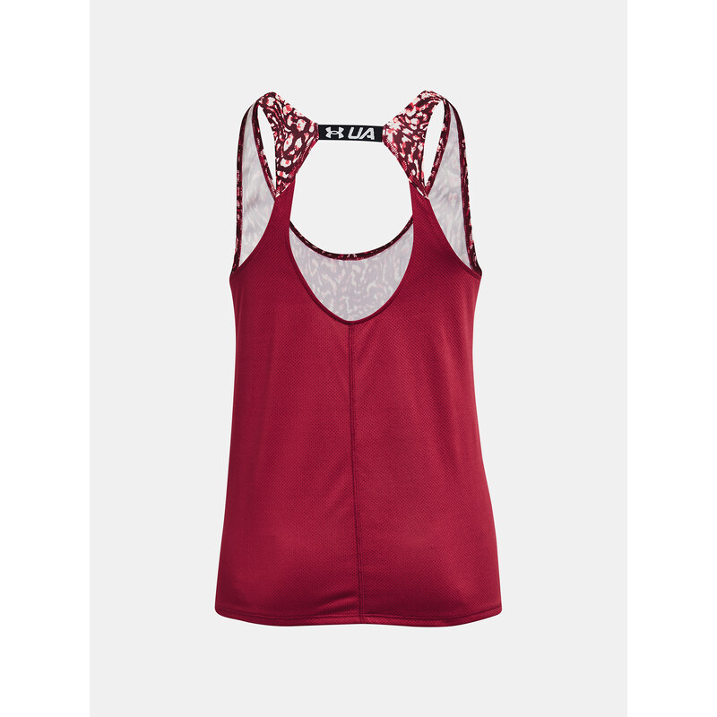 Under Armour Tílko UA Fly By Printed Tank-PNK - Dámské