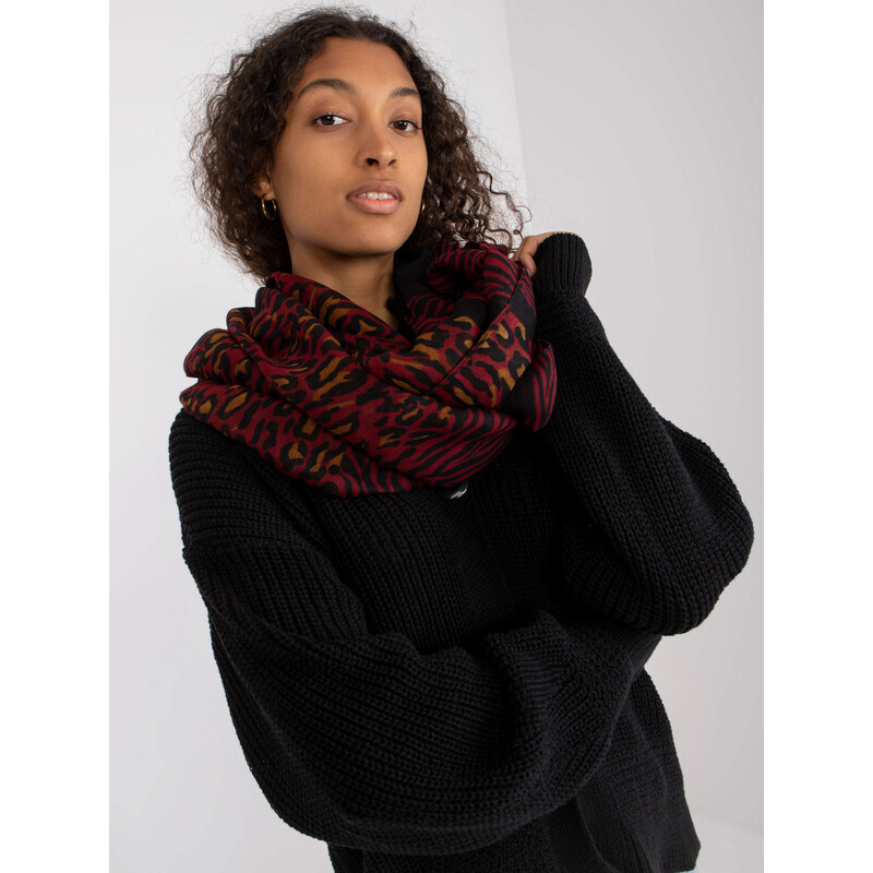 Factory Price Snood-AT-KM-S-6221-burgundy