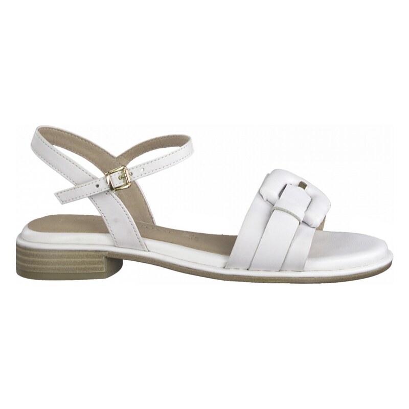 Dámské sandály v retro stylu Marco Tozzi 2-2-28106-28 bílá
