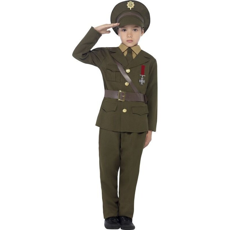 Dětský kostým Vojenský oficír Pro věk (roků) 10-12