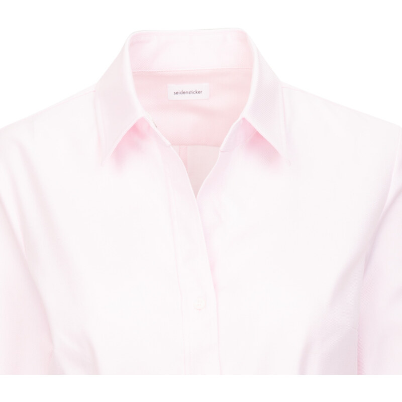 Dámská easy iron košile růžová Slim fit s dlouhým rukávem Seidensticker