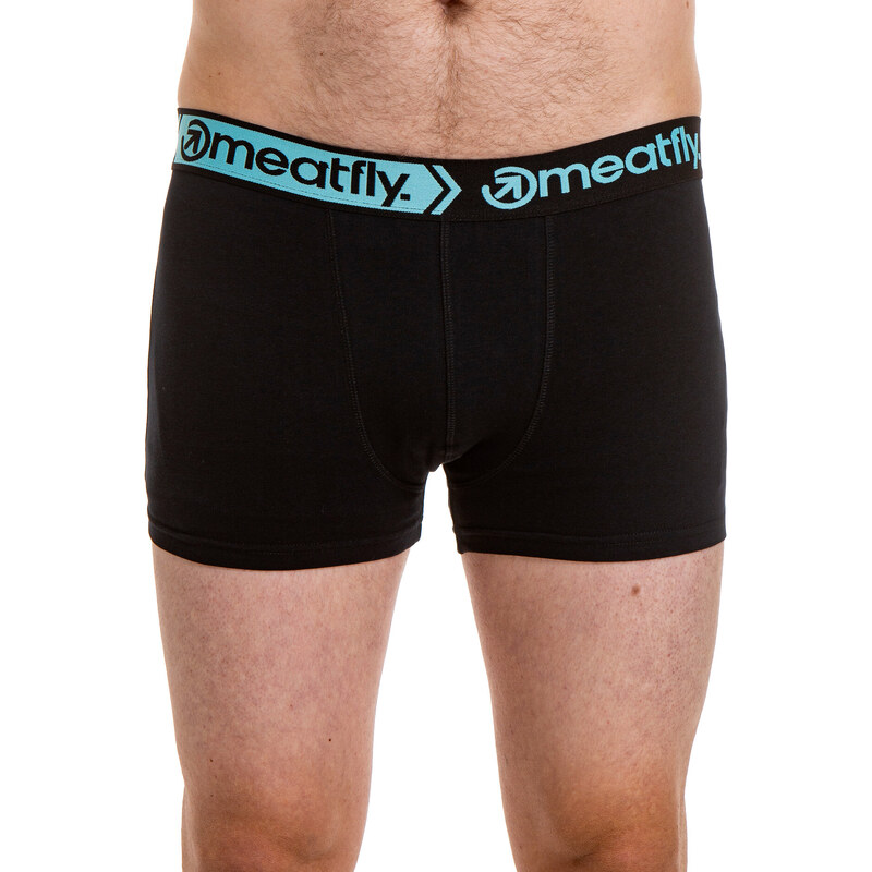 Meatfly pánské boxerky Balboa Boxershorts Double Pack Black |