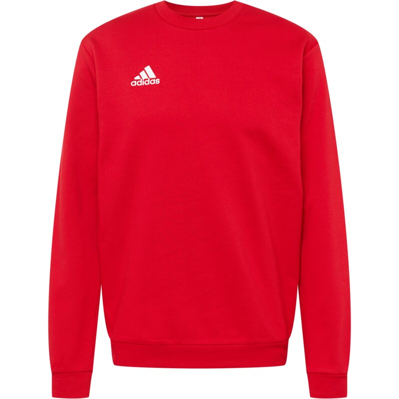 ADIDAS PERFORMANCE Sportovní mikina Entrada 22 červená / bílá