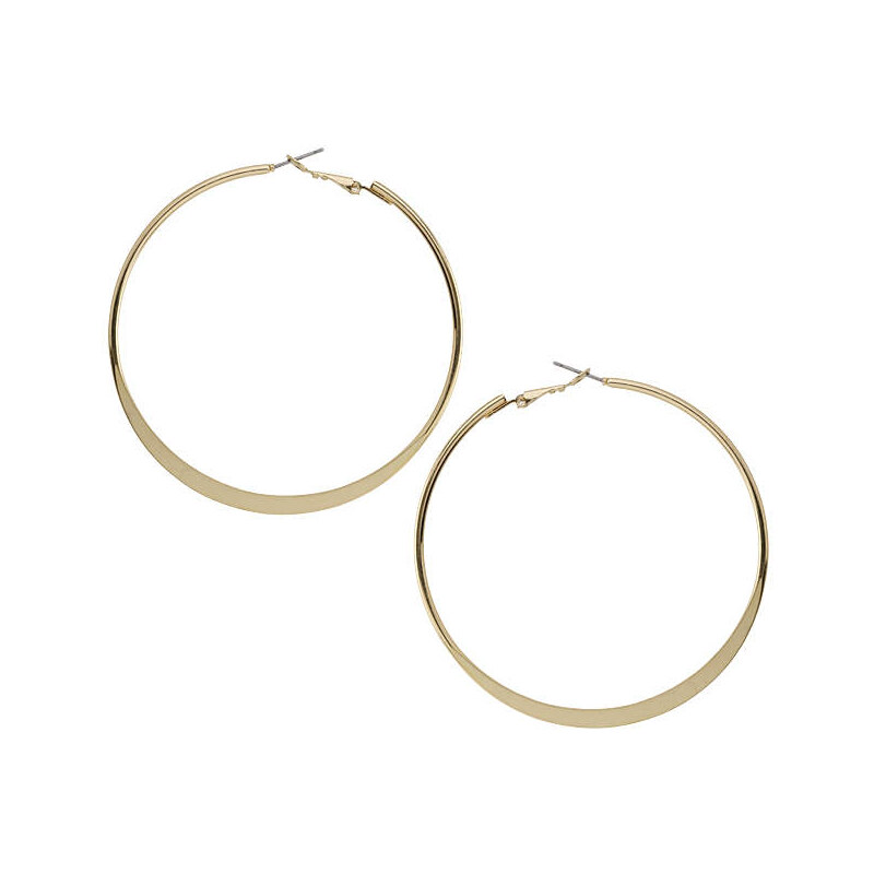 Topshop Flat Hoop Earrings