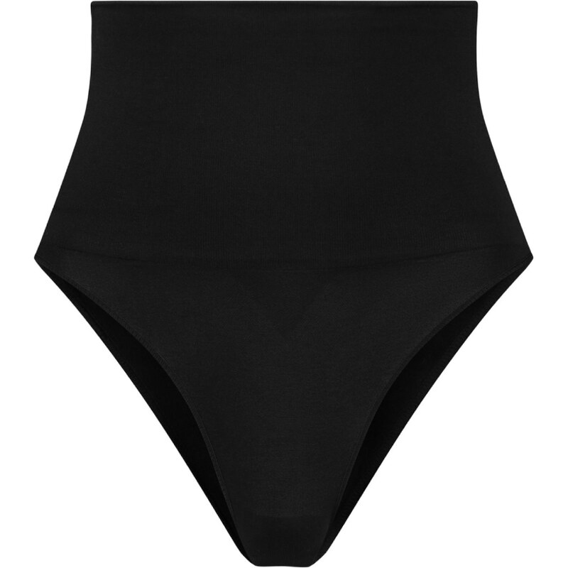 Bye Bra Černé bezešvé kalhotky s vysokým pasem Seamless High Waist Brief