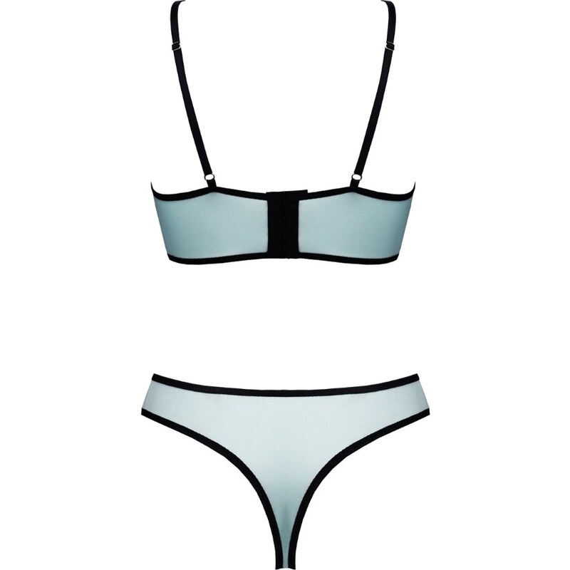 Casmir Černo-mátový dvoudílný set Sidra Bikini