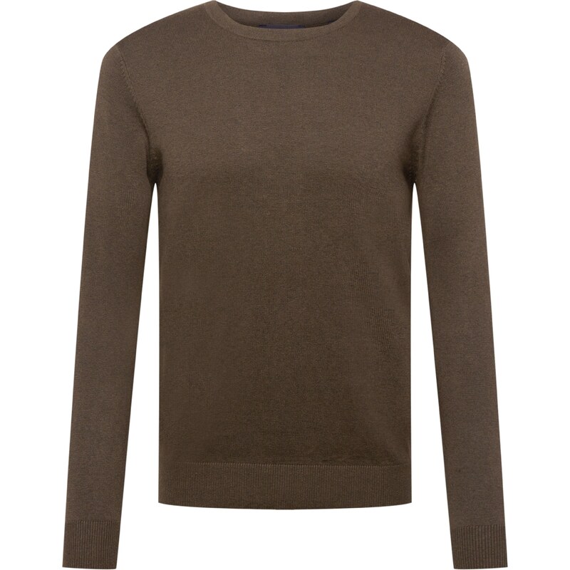 JACK & JONES Mikina JJEEmil hnědá