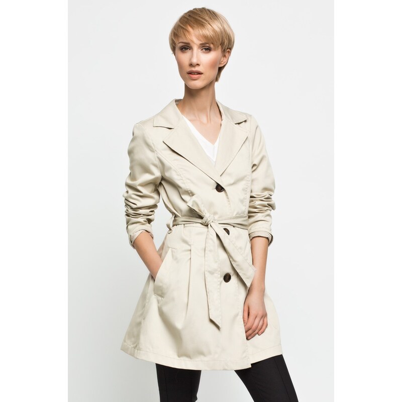 Vero Moda - Kabát01 - krémová, XS