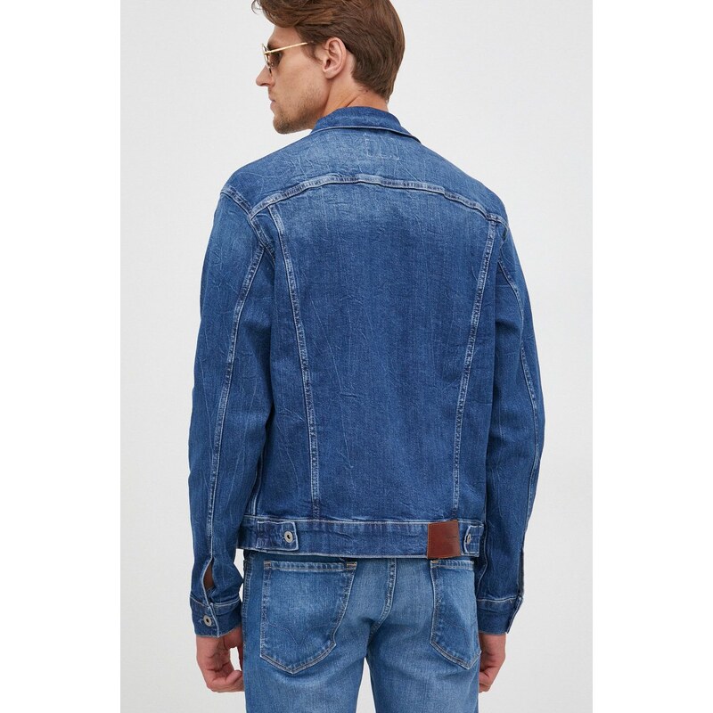 Džínová bunda Pepe Jeans pánská, přechodná