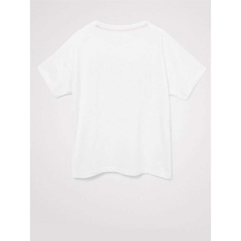 Bílé holčičí tričko Desigual Bertini - Holky