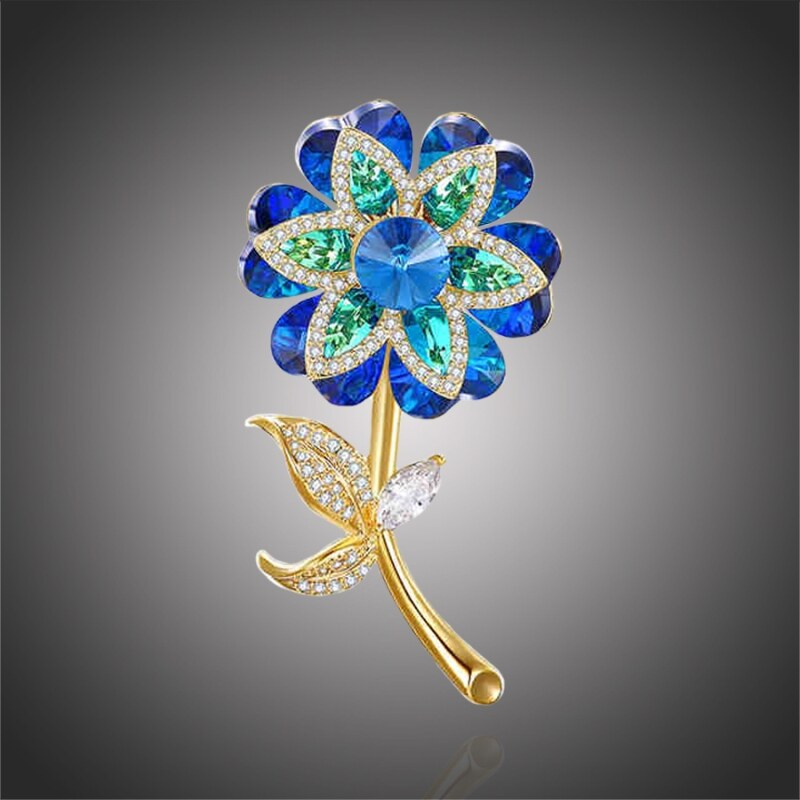 Éternelle Exkluzivní brož Swarovski Elements Joella - květina, různé 70761236