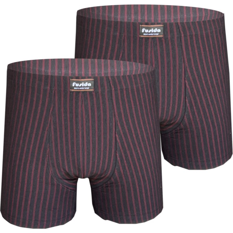 PeSaiL Pánské bavlněné boxerky - fusida A821 (balení/2 kusy)