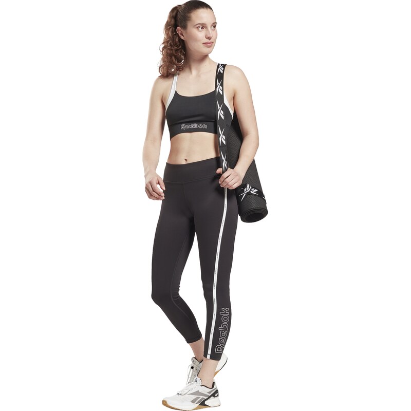 Dámské Kalhoty REEBOK PIPING PACK POLY TIGHT GS9349 – Černá